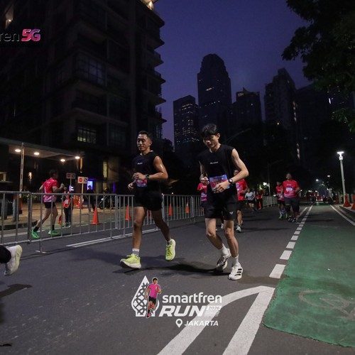 Race photo from SMARTFREN RUN 2026