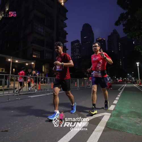 Race photo from SMARTFREN RUN 2026