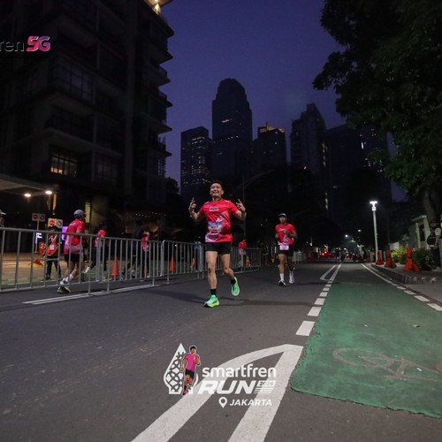 Race photo from SMARTFREN RUN 2026