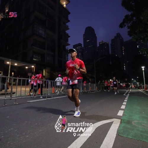 Race photo from SMARTFREN RUN 2026