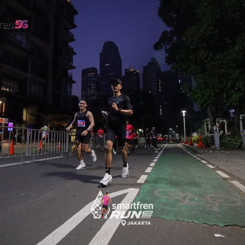 Race photo from SMARTFREN RUN 2026