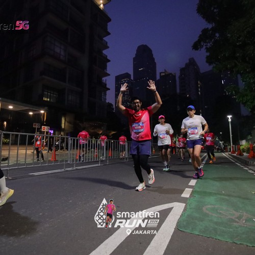Race photo from SMARTFREN RUN 2026