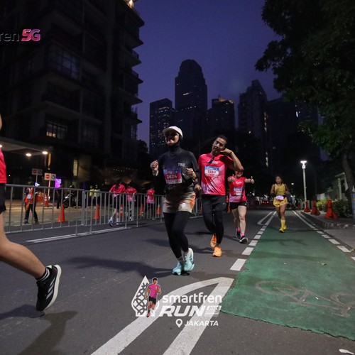 Race photo from SMARTFREN RUN 2026