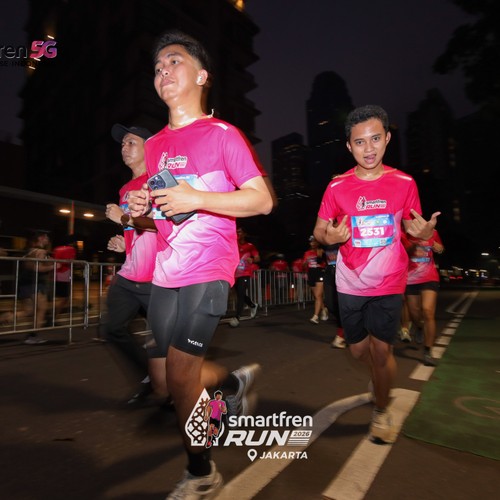 Race photo from SMARTFREN RUN 2026