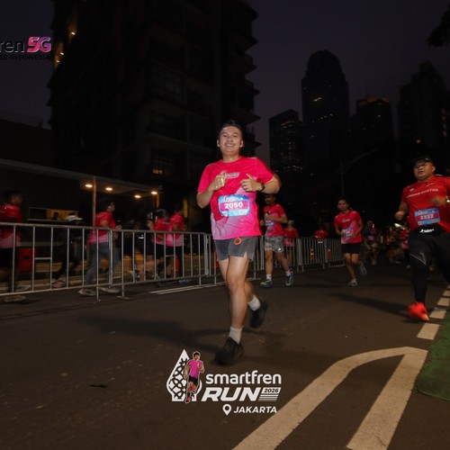 Race photo from SMARTFREN RUN 2026