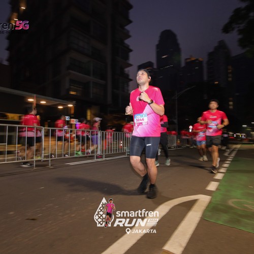 Race photo from SMARTFREN RUN 2026