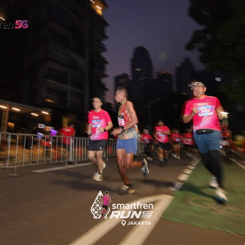 Race photo from SMARTFREN RUN 2026