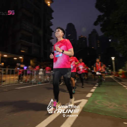Race photo from SMARTFREN RUN 2026
