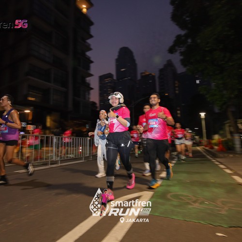 Race photo from SMARTFREN RUN 2026