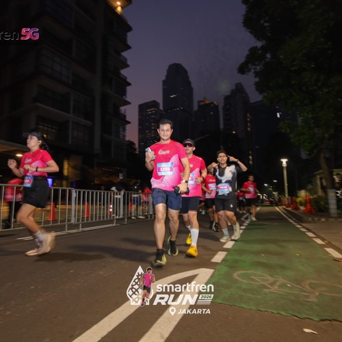 Race photo from SMARTFREN RUN 2026