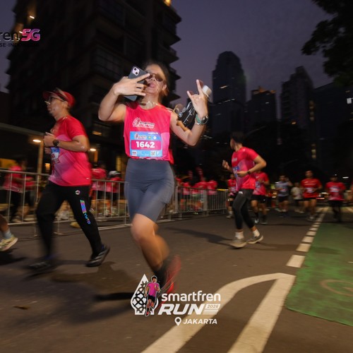 Race photo from SMARTFREN RUN 2026