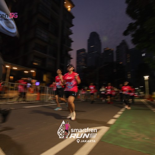 Race photo from SMARTFREN RUN 2026