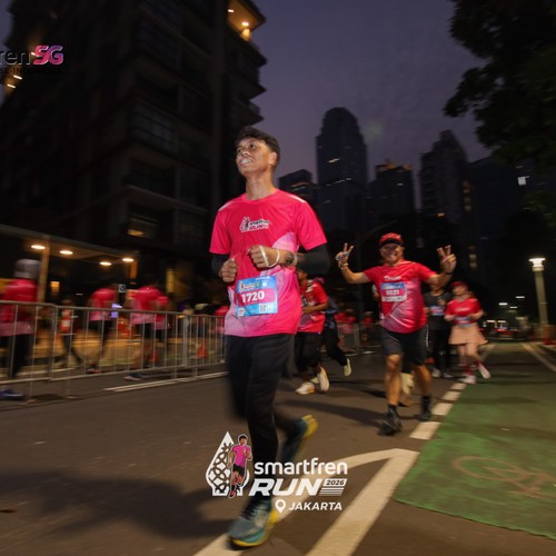 Race photo from SMARTFREN RUN 2026
