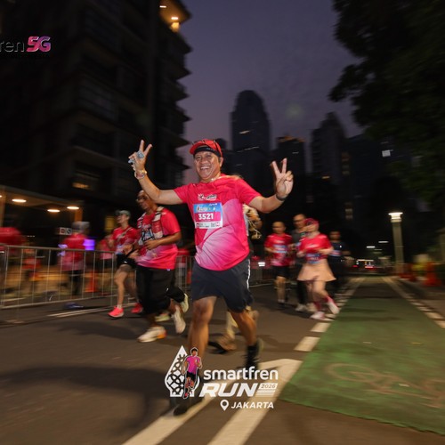 Race photo from SMARTFREN RUN 2026