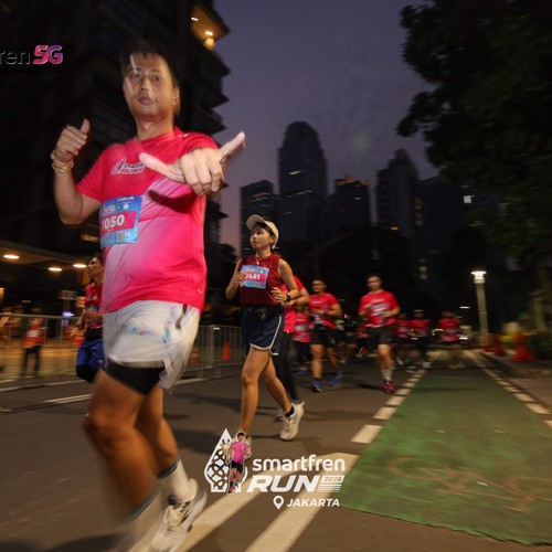 Race photo from SMARTFREN RUN 2026