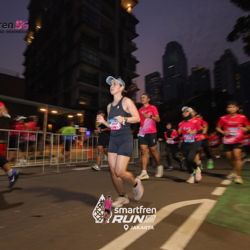 Race photo from SMARTFREN RUN 2026