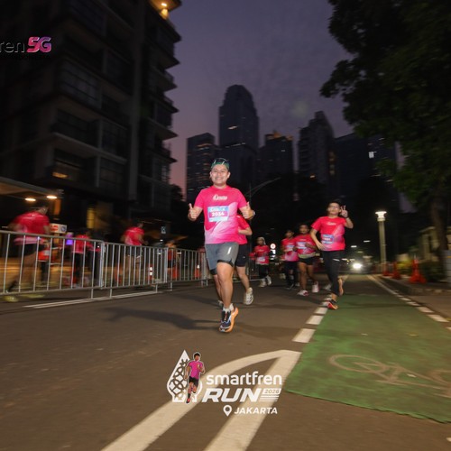 Race photo from SMARTFREN RUN 2026