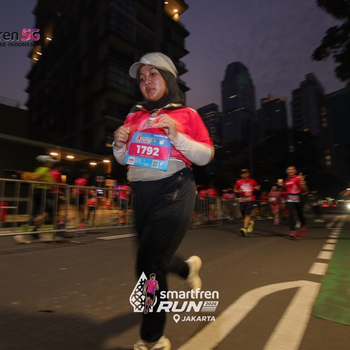 Race photo from SMARTFREN RUN 2026