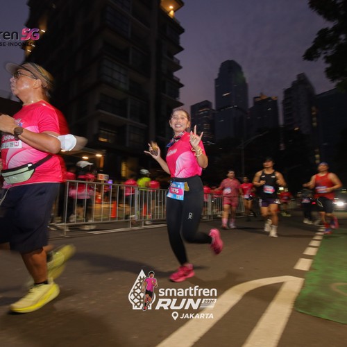Race photo from SMARTFREN RUN 2026
