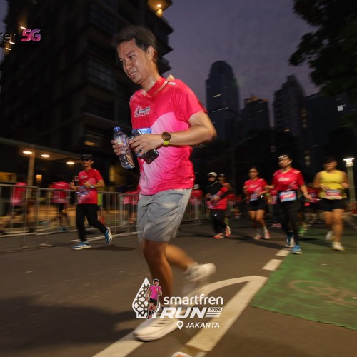 Race photo from SMARTFREN RUN 2026