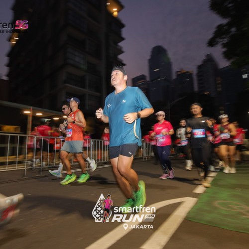 Race photo from SMARTFREN RUN 2026