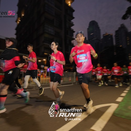 Race photo from SMARTFREN RUN 2026