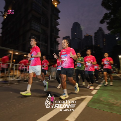 Race photo from SMARTFREN RUN 2026