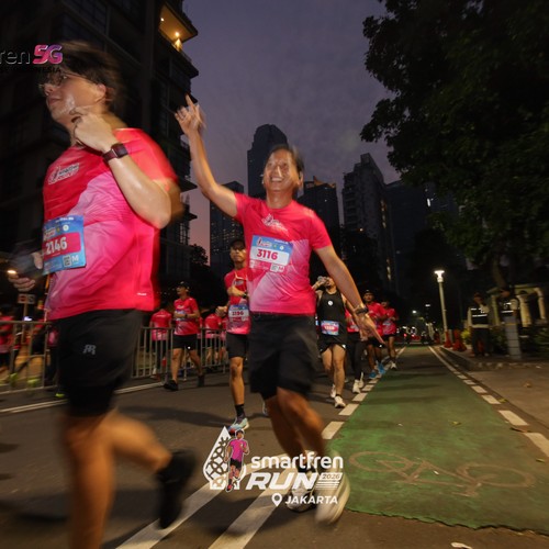 Race photo from SMARTFREN RUN 2026