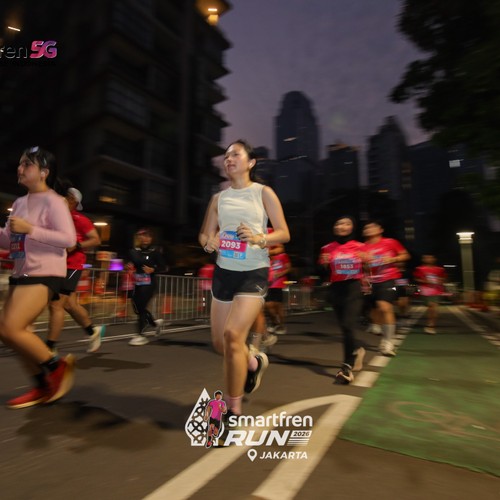 Race photo from SMARTFREN RUN 2026