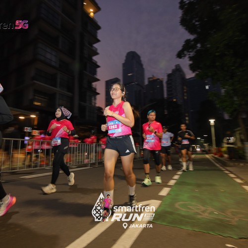 Race photo from SMARTFREN RUN 2026