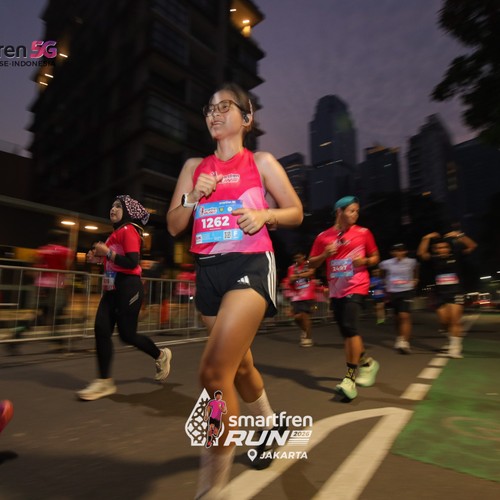 Race photo from SMARTFREN RUN 2026