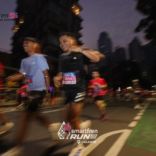 Race photo from SMARTFREN RUN 2026