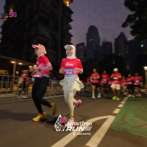 Race photo from SMARTFREN RUN 2026