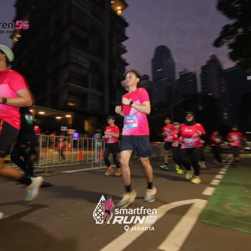 Race photo from SMARTFREN RUN 2026