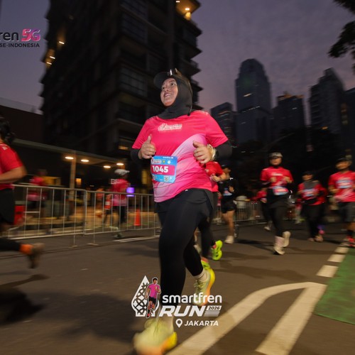 Race photo from SMARTFREN RUN 2026