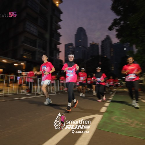 Race photo from SMARTFREN RUN 2026