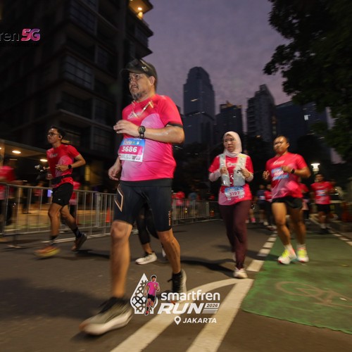 Race photo from SMARTFREN RUN 2026