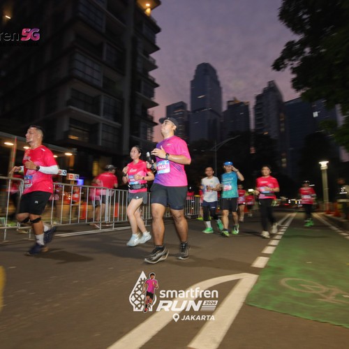 Race photo from SMARTFREN RUN 2026