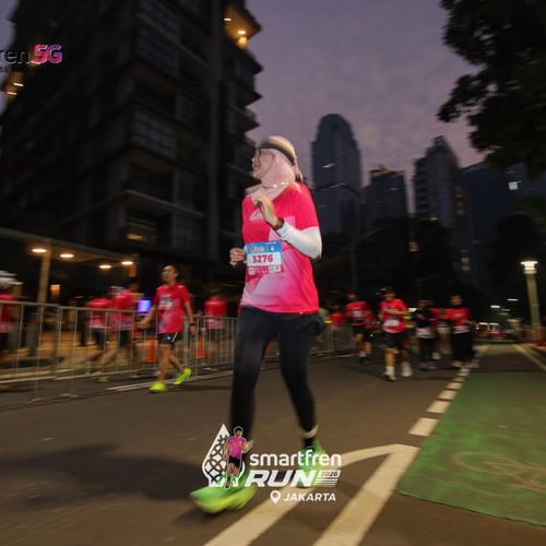 Race photo from SMARTFREN RUN 2026