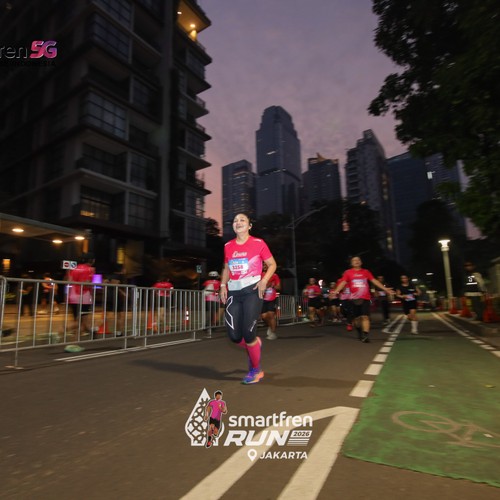 Race photo from SMARTFREN RUN 2026