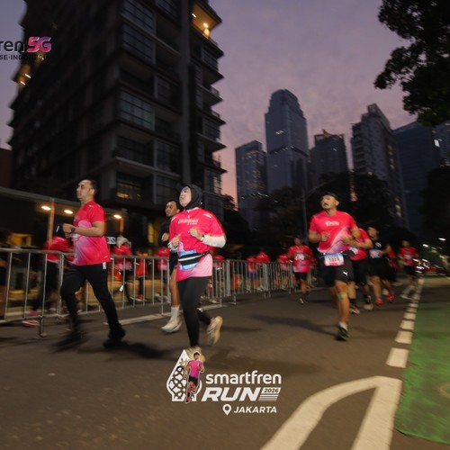 Race photo from SMARTFREN RUN 2026