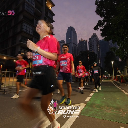 Race photo from SMARTFREN RUN 2026