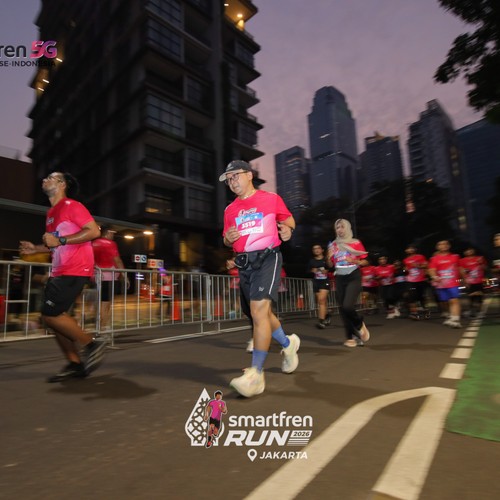 Race photo from SMARTFREN RUN 2026