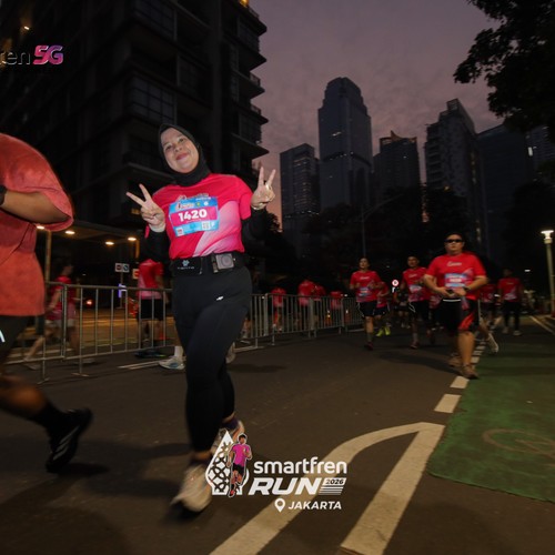 Race photo from SMARTFREN RUN 2026