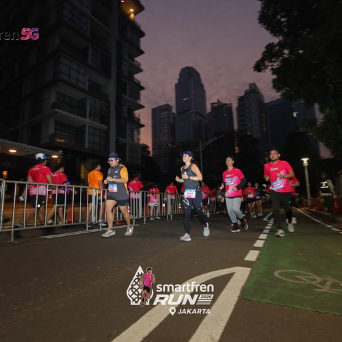 Race photo from SMARTFREN RUN 2026