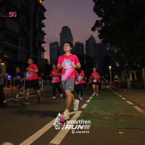 Race photo from SMARTFREN RUN 2026