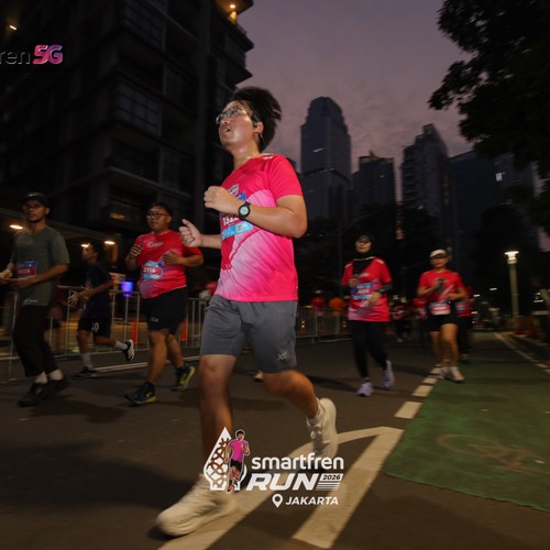 Race photo from SMARTFREN RUN 2026