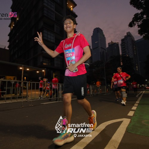 Race photo from SMARTFREN RUN 2026