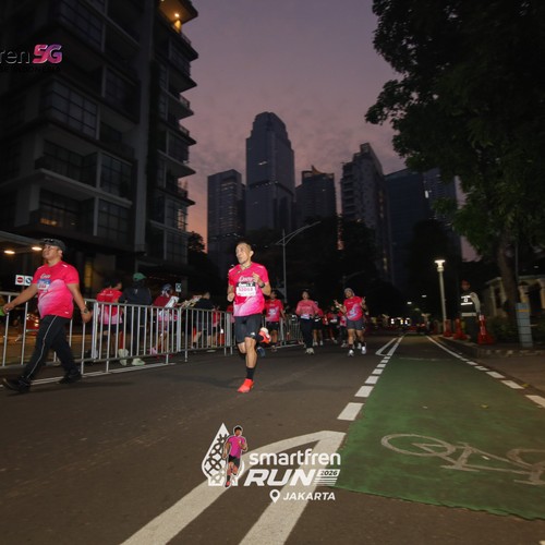 Race photo from SMARTFREN RUN 2026