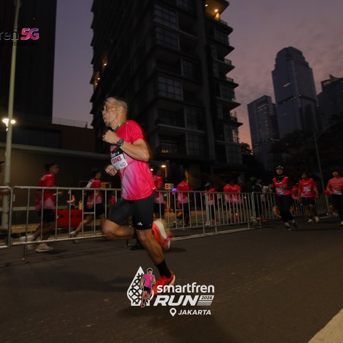 Race photo from SMARTFREN RUN 2026